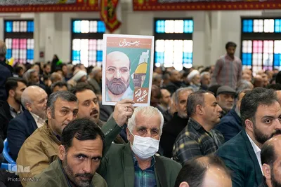مراسم هفتمین روز شهادت سردار زاهدی در اصفهان