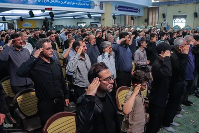 مراسم گرامیداشت اولین سالگرد شهدای جنگ 12 روزه