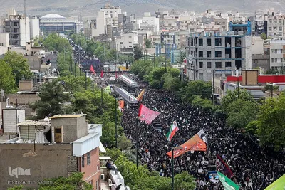 بدرقه رئیس جمهور شهید تا خانه ابدی توسط خراسانی‌ها