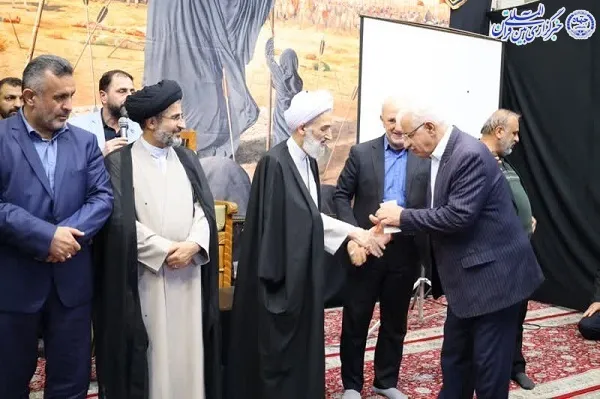 آیین تجلیل از خادمان حسینی موکب باب المراد شهرستان محمودآباد