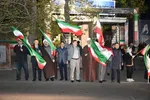 اجتماع دانشگاهیان دانشگاه تبریز در حمایت از آرمان‌های انقلاب