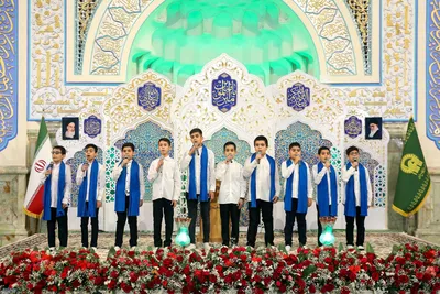 حرم مطهر رضوی در شب عید غدیر