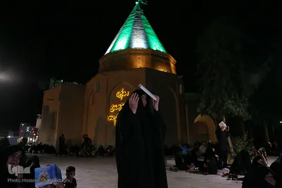 شب 23 ماه مبارک رمضان در گلزار شهدای قم