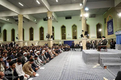 دیدار جمعی از دانشجویان با رهبر انقلاب