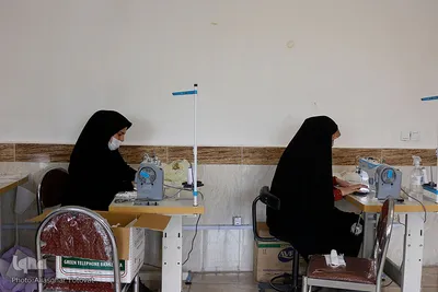 تولید ماسک و لباس بیمارستانی توسط جهاددانشگاهی آذربایجان شرقی