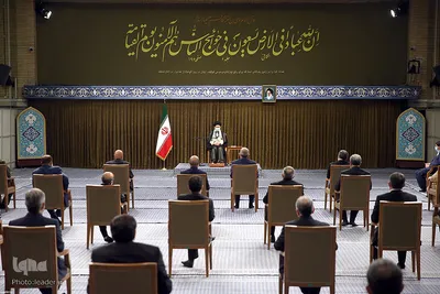 دیدار رئیس‌جمهور و اعضاء هیئت دولت با رهبر انقلاب اسلامی