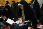 مراسم دعای عرفه در مسجد بزرگ خوزان خمینی‌شهر
