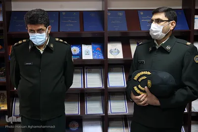 بازدید سردار بهرامی، معاون تبلیغات و روابط عمومی عقیدتی، سیاسی ناجا از ایکنا
