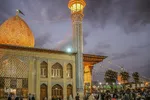نورافشانی آستان مقدس حضرت احمدی و محمدی(ع) در شیراز‎‎
