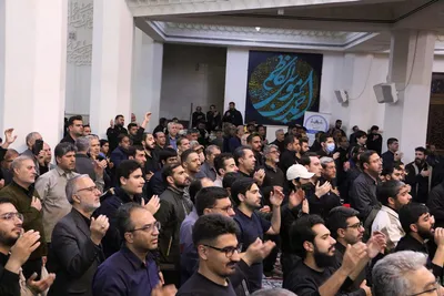 مراسم سوگواری شب شهادت رهبر معظم انقلاب در حرم شاهچراغ(ع)
