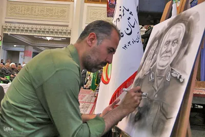 مراسم چهلمین روز شهادت شهید سردارسرلشکر مجید خادمی در حرم شاهچراغ(ع)