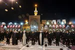 مراسم خطبه خوانی شب شهادت امام رضا(ع) در حرم رضوی‎
