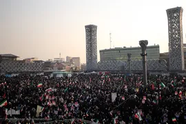 مراسم گرامیداشت یوم‌الله ۹دی در میدان امام حسین (ع)