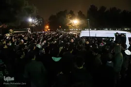 مراسم وداع با شهدای حافظ امنیت در مشهد