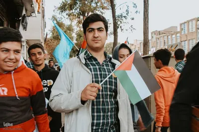 حضور اراکی‌ها در راهپیمایی 13 آبان