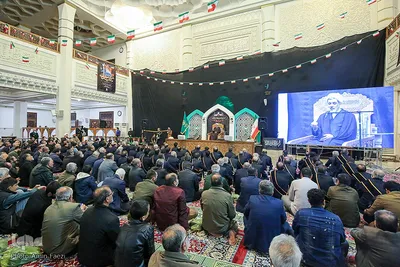 مراسم سوگواری شام بزرگداشت شهادت حضرت شاهچراغ(ع)‎‎