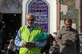 اجتماع پرشور دلدادگان حسینی در حرم عبدالعظیم (ع)؛ طنین دعای عرفه در قبله تهران