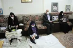 مادر شهیدی در یزد که رهبر انقلاب از وی تجلیل کردند
