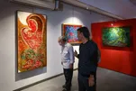 Em Imagens: Exposição Une Caligrafia e Pintura em Homenagem a Gaza