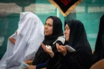 قرائت دعای عرفه در باغ رضوان اصفهان
