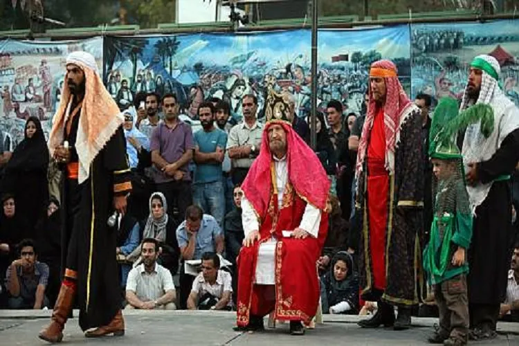 برگزاری مجلس تعزیه علی‌اکبر(ع) در گلزار شهدای کرمان