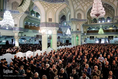 مراسم عزاداری ظهر اربعین در آستان حضرت عبدالعظیم(ع)