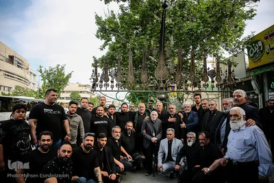 مراسم سنتی شال و پر کردن علم تاریخی طیب
