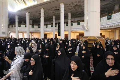 آغاز سوگواری دهه اول فاطمیه در حرم شاهچراغ(ع)