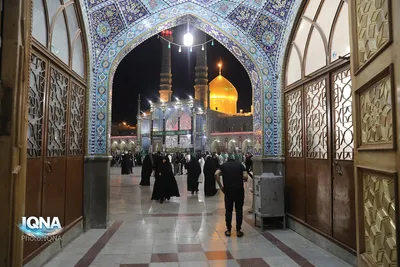 شب رحلت نبی مکرم اسلام(ص) در حرم بانوی کرامت