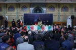 تشییع پیکرهای مطهر شهدای گمنام در میان دانشگاهیان تبریز