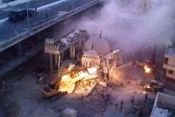 تنفيذ هدم مسجد في محافظة 