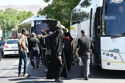 آیین بدرقه پیاده‌روی اربعین دانشگاهیان دانشگاه تبریز