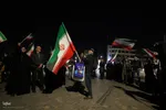 هفتمین شب اجتماع مردم شیراز در سوگ رهبر شهید انقلاب