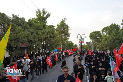 مراسم جاماندگان اربعین حسینی در ملایر