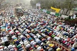 ইজতেমা ময়দানে দেশের বৃহত্তম জুমার নামাজ