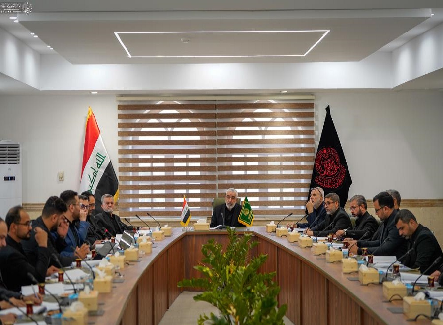 بحضور الأمين العام... اجتماع تقييمي في العتبة العلوية المقدسة لمراجعة وتقييم أسبوع الغدير الدولي لعام 1447هـ