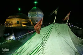 برپایی خیمه عزا در امامزاده موسی مبرقع(ع)
