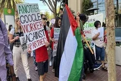 Wamarekani waandamana kulaani Google na Amazon kwa kushirikiana na Israel