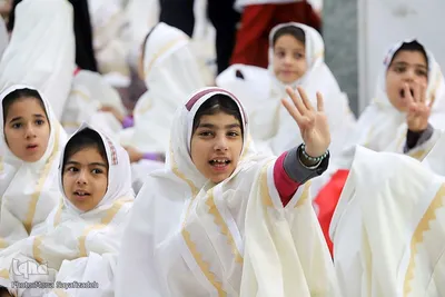 جشن تکلیف دختران دانش‌آموز در اهواز