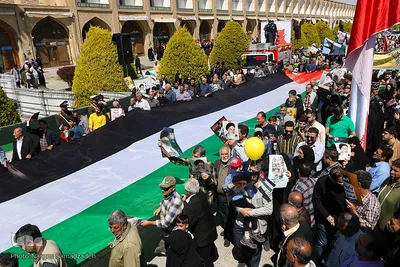 مراسم راهپیمایی روز جهانی قدس در میدان امام (ره) اصفهان