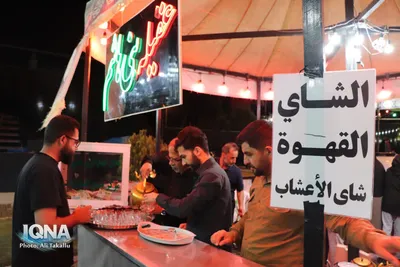 خادمی افتخاری اعضای خانه مطبوعات ملایر در موکب عقیله بنی هاشم