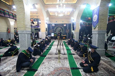 آیین غباررویی ضریح امامزاده موسی مبرقع
