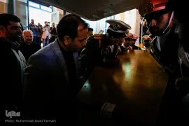 مراسم وداع با پیکر آیت الله هاشمی شاهرودی