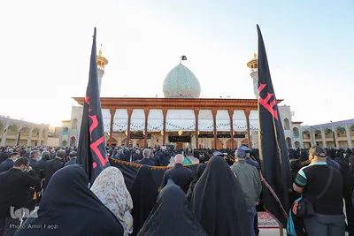 راهپیمایی و سوگواری "عاشقان باب الحوائج" در سومین حرم اهل بیت (ع)