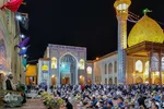 نورافشانی آستان مقدس حضرت احمدی و محمدی(ع) در شیراز‎‎