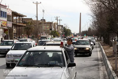 متفاوت ترین راهپیمایی 22 بهمن در یزد‎