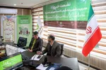 نشست خبری حسینی مدیر بانک قرض الحسنه مهر ایران استان یزد‎‎