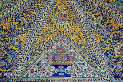 افراشته فیروزه‌ای؛ مسجد رکن الملک اصفهان‎‎