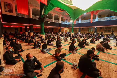 مراسم شب اربعین در حسینیه اعظم زنجان‎‎