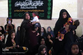 مراسم شیرخوارگان حسینی در منطقه محروم زهکلوت